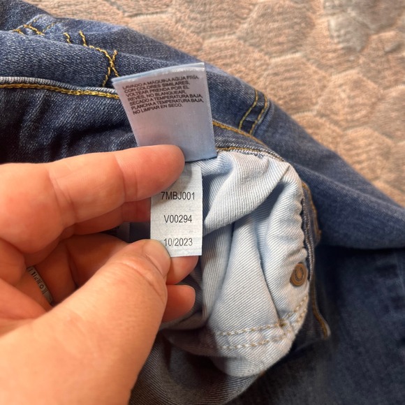 Lucky Brand 221 Straight Mens Blue Denim Jeans 40x30 7MBJ001 - Picture 6 of 12